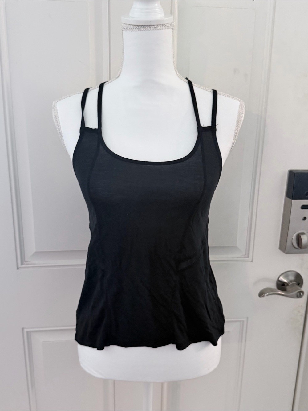 Alo Yoga Criss Cross Strappy Back Tank S | Black